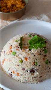 Vegetable Dry Upma ( 500 Ml ) With Aloo Sabji & Curd