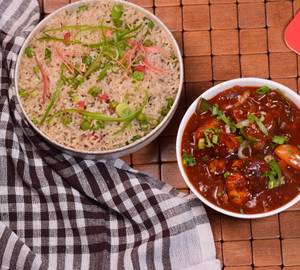 Chilli Paneer Rice Bowl