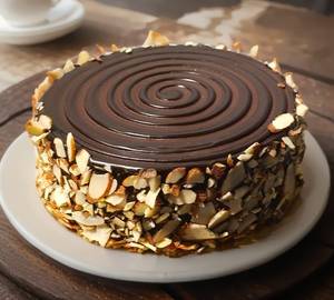 Premium Roasted Chocolate Almond Cake [500Gm]