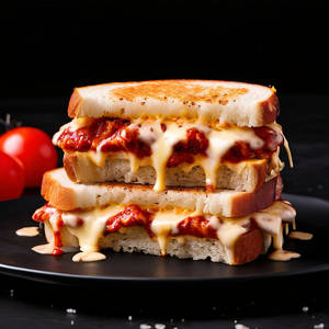 Schezwan Chicken Cheese Grilled Sandwich