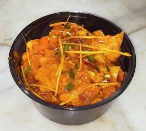 Golden Chicken With Prawns