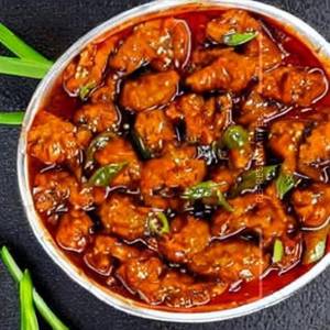 Dry Chicken in Hot Garlic Sauce