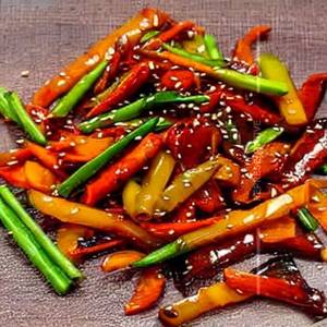 Honey Sauce Crispy Vegetables