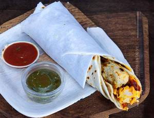 Chicken & Egg Kathi Roll