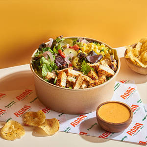 Grilled Paneer, Corn Salsa & Hot Paprika Dressing