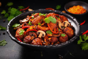 Mushroom Manchurian