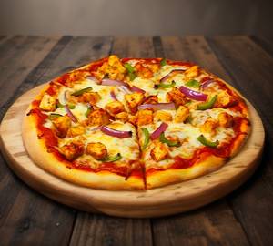 Cheese paneer pizza