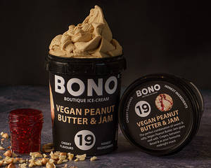 Vegan Peanut Butter & Jam Ice Cream [500 Ml]