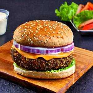 Double Patty Veg Burger