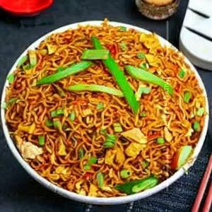Spicy Egg Mixed Noodle Rice