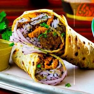 Chicken Seekh Kabab Roll