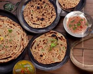 Pudina Lachedar Paratha