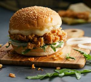 Crispy Fried Chicken Burger