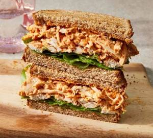 Chicken Grilled Sandwich with added french fries