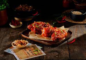 Korean Honey Gochujang Chicken Wings (4 Pcs) (Its extra Spicy)