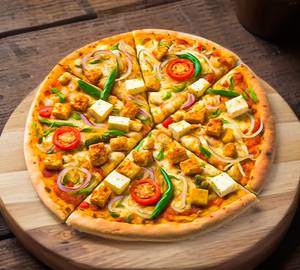 Veg Spicy Paneer Pizza + cold drink