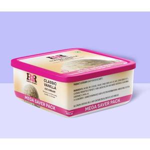 Vanilla Ice cream (700 ml Mega Savor Pack)