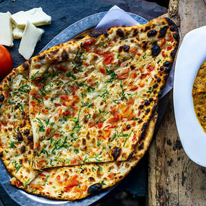 Tomato Cheese Naan