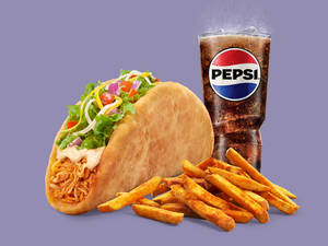 Crispy Chalupa Taco Meal - Non Veg
