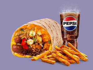 7 Layer Burrito Roll Meal-Veg