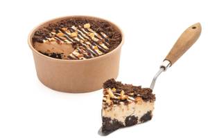 Salted Caramel Almond Fudge Brownie Icecream Cake (250 Ml)