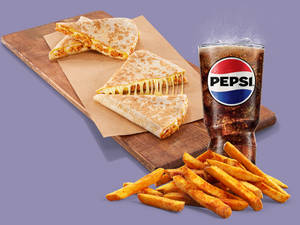 Melted Cheese Quesadilla Meal - Non Veg