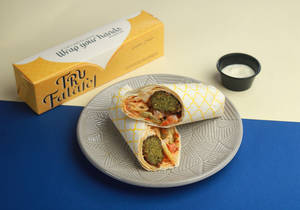 Dubai Falafel Wrap - Loaded With Fries Wrap