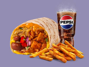 7 Layer Burrito Roll Meal - Non Veg