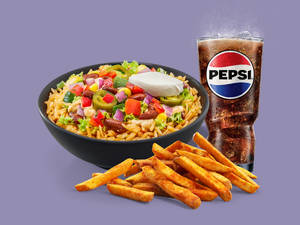 Burrito Rice Bowl Meal Regular Veg (aka Mexican Biryani)