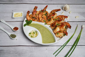 Butter Garlic Prawns