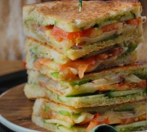 Veg grilled sandwich