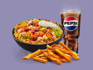 Burrito Rice Bowl Meal Regular Non-Veg (aka Mexican Biryani)