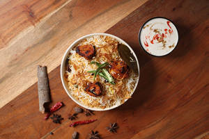 Soya Chaap Biryani