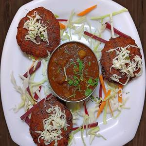 Aloo Tikki with Chole