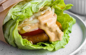 Low Carb Bunless Chicken Burger