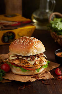 Chicken Fully Loaded Burger