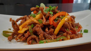 Crispy Lamb Dry Chilli