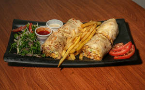 Spicy Chicken Mexican Shawarma