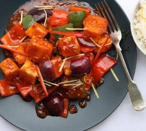 Paneer Chilli with gravy