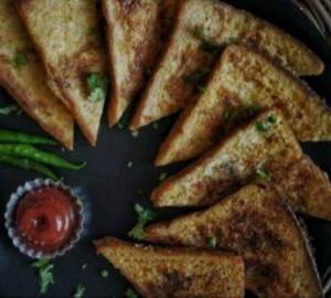 Butter chunty toast sandwich