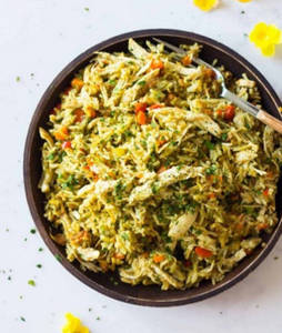 Hariyali Chicken Fried Rice