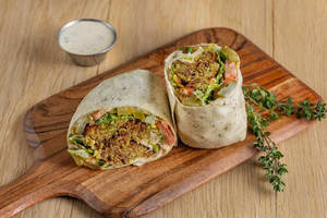 Falafel Veg Wrap [Rumali Roti]