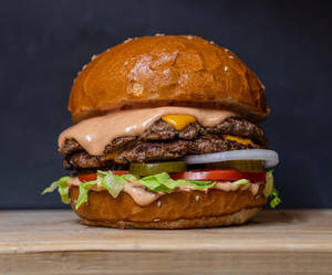 Double Smash Beef Burger