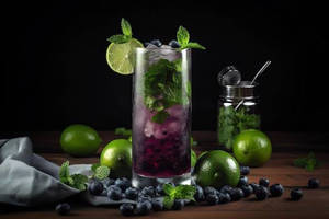 Blueberry Mojito