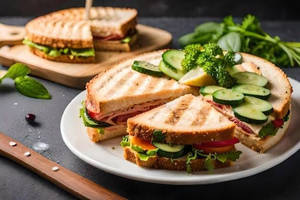 Veg Extravaganza Sandwich