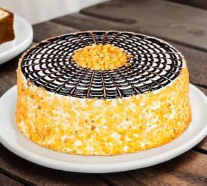 Eggless cake  Butterscotch Cake