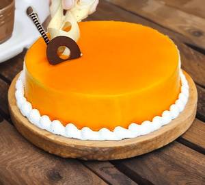 Eggless cake   Mango  Cake