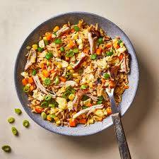Chicken and egg fried rice