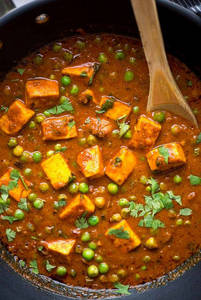 Matar Paneer (red)