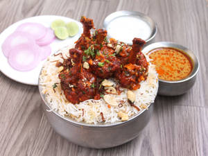 Chicken Lollipop Biryani